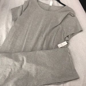 Grey T-shirt dress